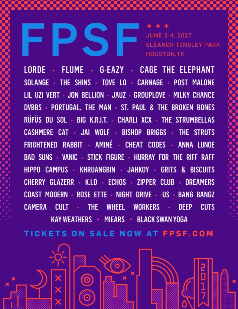 FPSF 2017 lineup poster